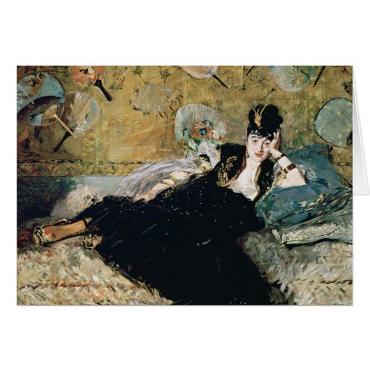 Manet | The Lady with Fans Cards (Front Horizontal)