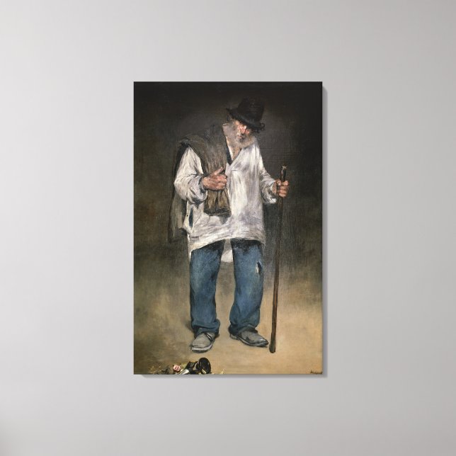 Manet | The Ragman, 1869 Canvas Print (Front)