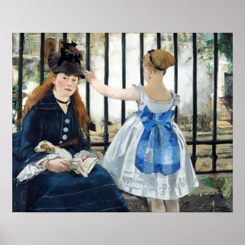 Manet The Railway Poster