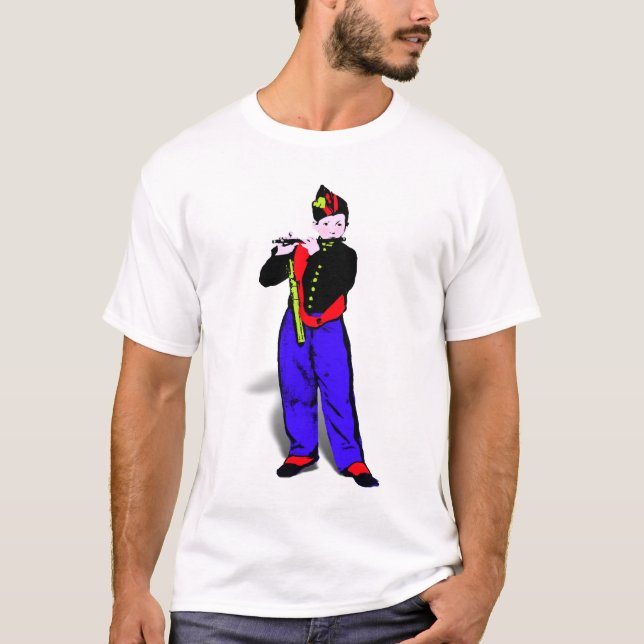 Manet's Little Flutist Pop Art T-Shirt (Front)