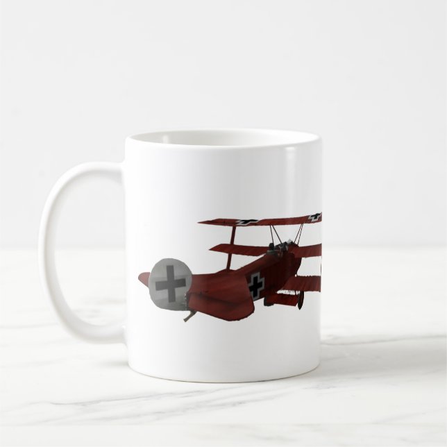 manfred, Manfred, Manfred Von Richthofen Coffee Mug (Left)