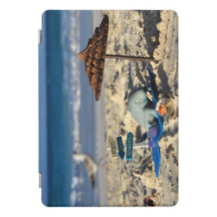 Manfred the manatee on the beach iPad pro cover
