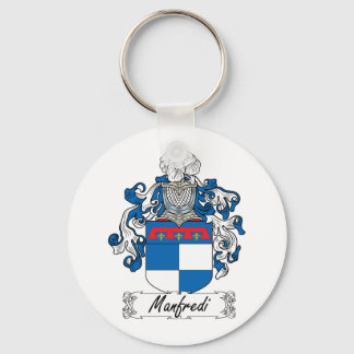Manfredi Family Crest Keychain