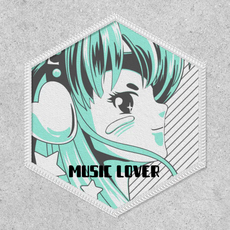 anime music girl headphones