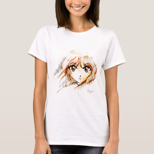 anime girl big shirt