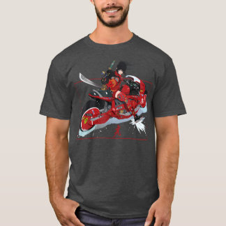 Manga Anime Samurai Aesthetic Japanese Warrior Rid T-Shirt