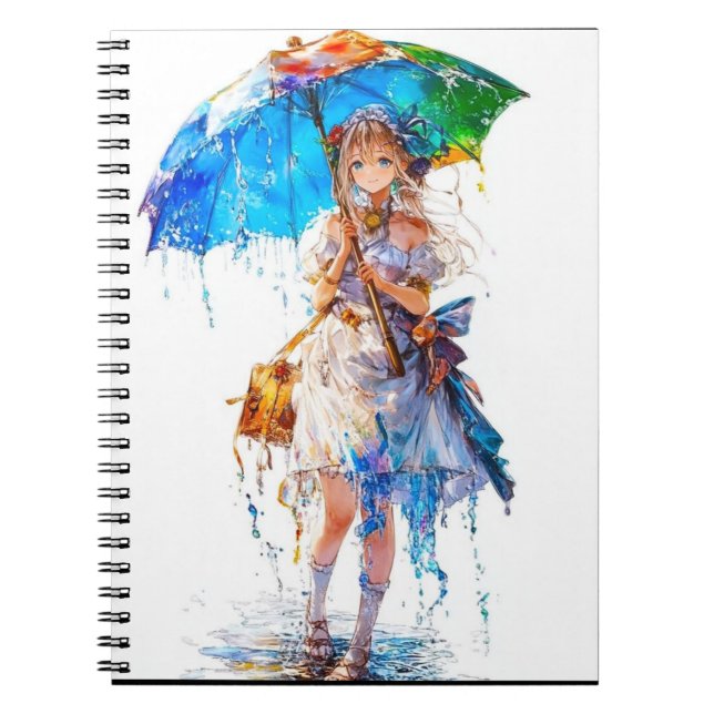 Manga Anime Spiral Photo Notebook (Front)