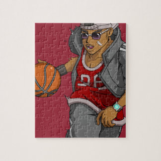 Manga Basketball player Jigsaw Puzzle