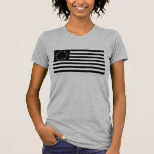 Manga, Betsy Ross Flag or Circle American Flag T-Shirt