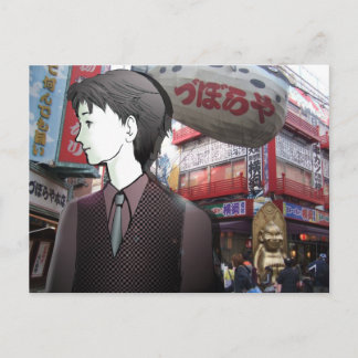 MANGA boy OSAKA Postcard