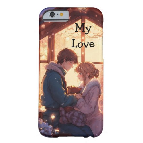Manga Couple Christmas iPhoneiPad Case _ Festive 