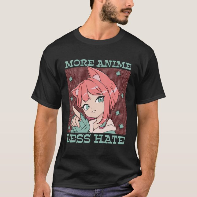 Manga Cute Kawaii Anime Cosplay Otaku Japan Japane T-Shirt (Front)