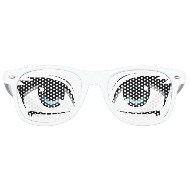 Manga Eyes Retro Sunglasses (Front)