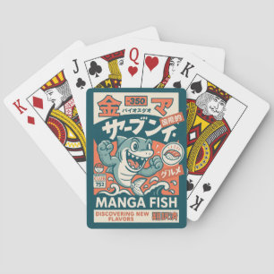 Manga Fish Poker Cards