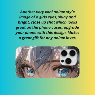 Manga girl iPhone 15 pro case