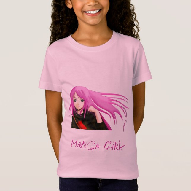 Manga Girl T-Shirt (Front)
