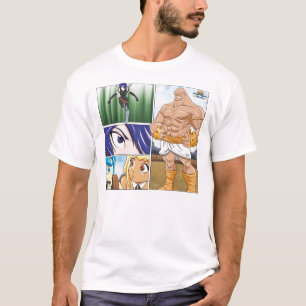 Manga Girls Vs. Big Man T-Shirt