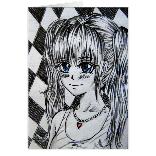 Manga girls with blue eyes (Front)