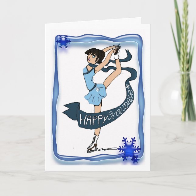 Manga ice sk8r holiday card (Front)