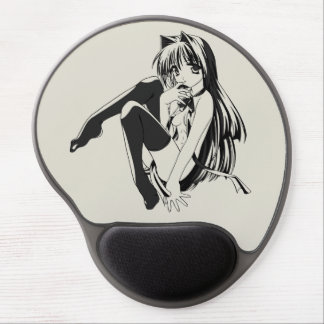 Manga, Neko Catgirl Furry Anime Loli Slave Gel Mou Mouse Pad