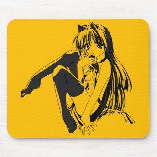 Manga, Neko Catgirl Furry Anime Loli Slave Mouse P Pad