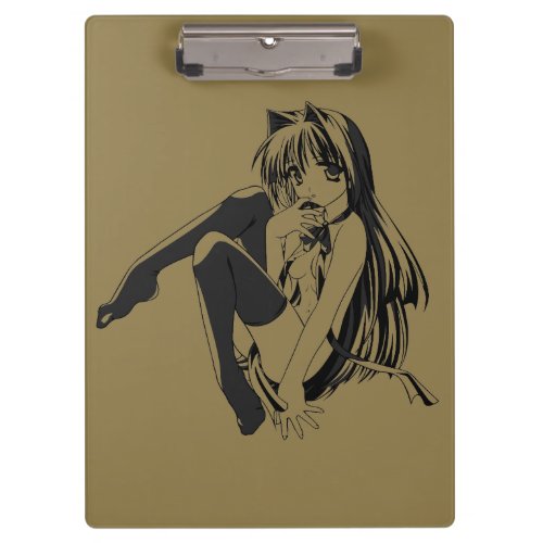 Manga Neko Catgirl Furry Kawaii Loli  Clipboard