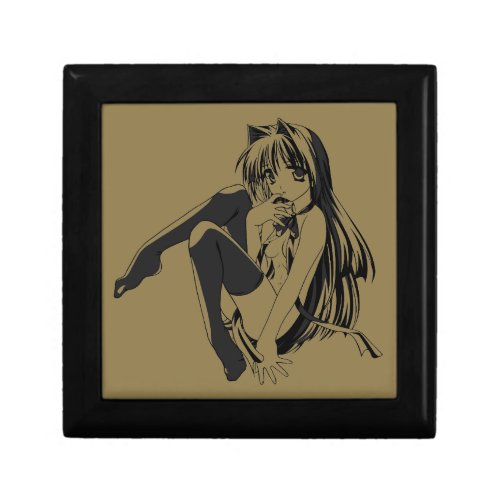 Manga Neko Catgirl Furry Kawaii Loli  Gift Box