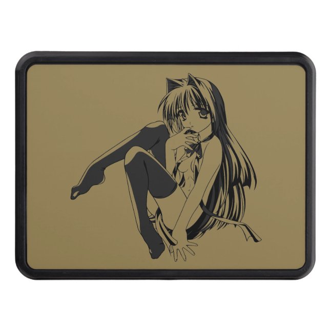 Manga, Neko Catgirl Furry Kawaii Loli  Hitch Cover (Front)
