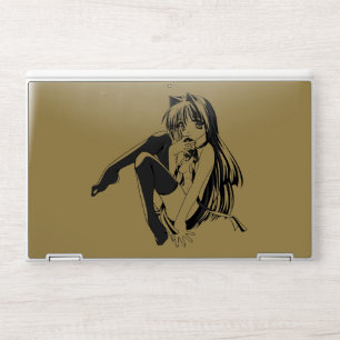 Manga, Neko Catgirl Furry Kawaii Loli  HP Laptop Skin