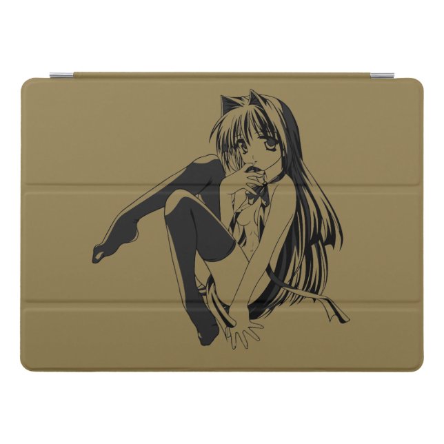 Manga, Neko Catgirl Furry Kawaii Loli  iPad Pro Cover (Horizontal)