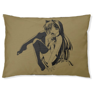 Manga, Neko Catgirl Furry Kawaii Loli  Pet Bed