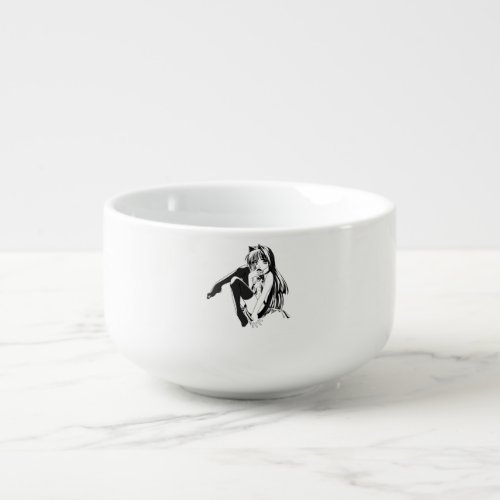 Manga Neko Catgirl Furry Kawaii Loli  Soup Mug