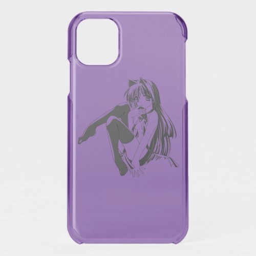 Manga Neko Catgirl Furry Kawaii Loli  iPhone 11 Case