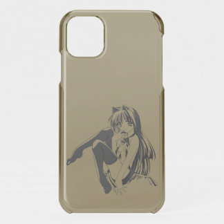 Manga, Neko Catgirl Furry Kawaii Loli  iPhone 11 Case