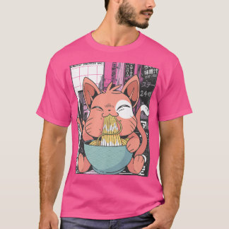 Manga Neko Ramen Cat Lover 866 T-Shirt