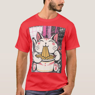 Manga Neko Ramen Cat Lover T-Shirt