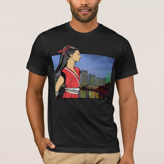 MANGA NINJA girl yokohama T-Shirt