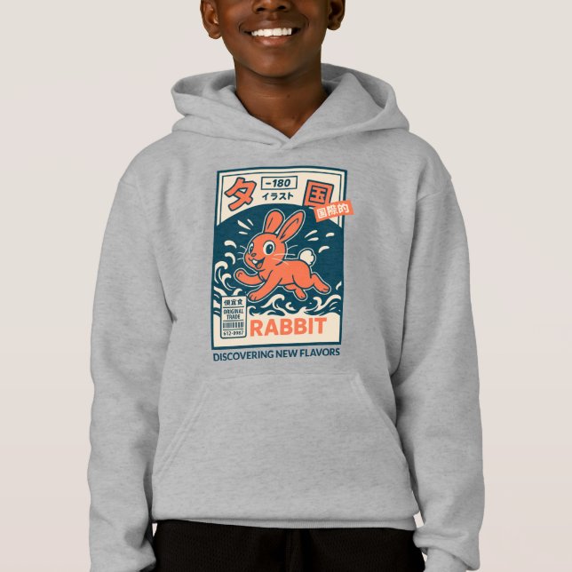 Manga Rabbit Hoodie (Front)