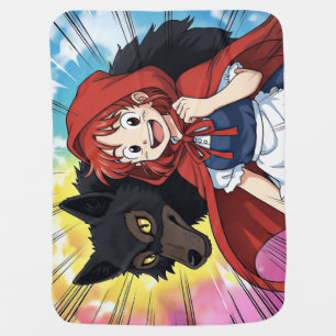Manga Red Hood: The Happy Alliance Baby Blanket