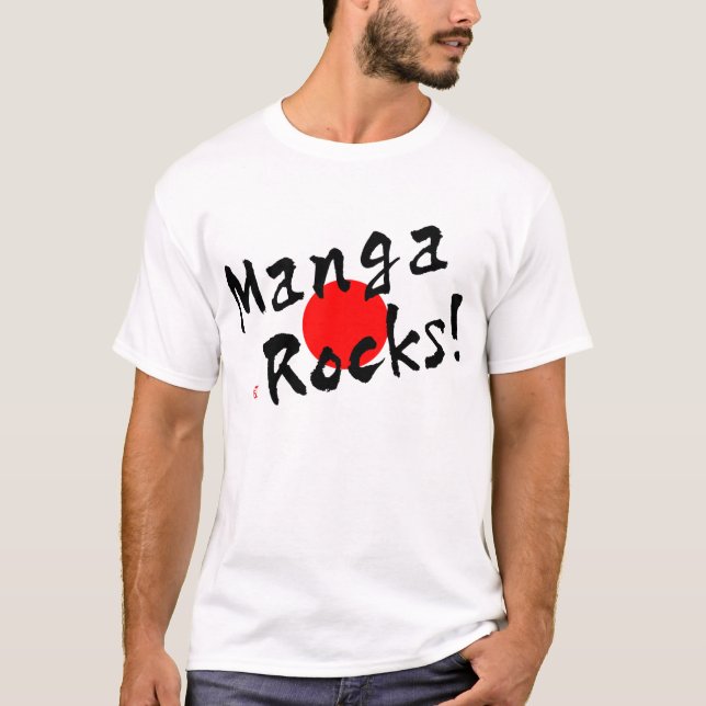 Manga Rocks! T-Shirt (Front)