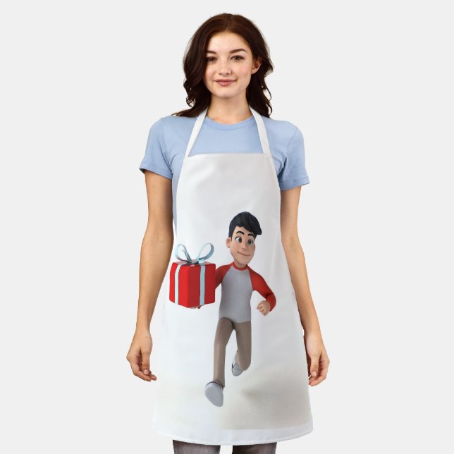 Manga Teenager Apron (Worn)