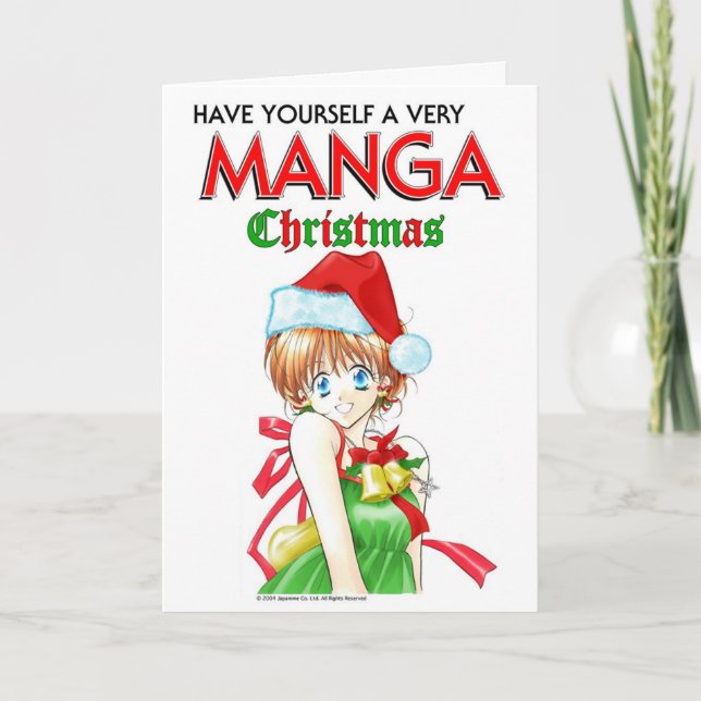 Manga University's 2021 Manga Christmas Card (Front)
