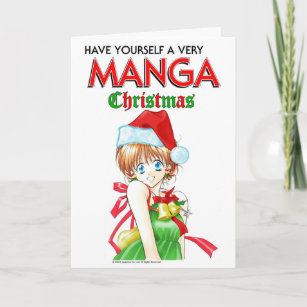 Manga Christmas Cards | Zazzle