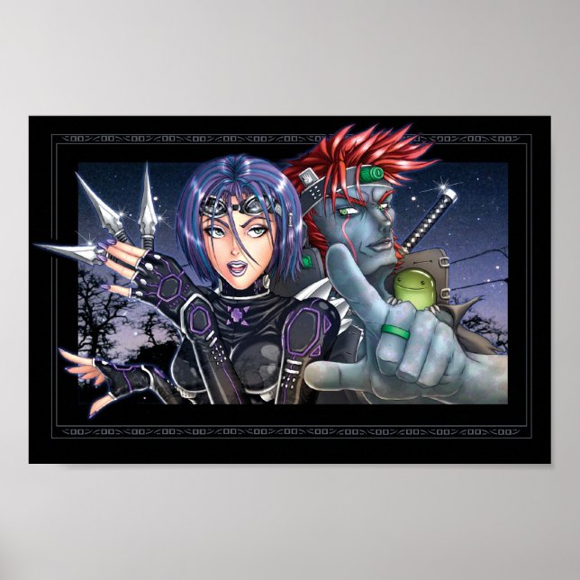 Manga Warriors Poster (Front)