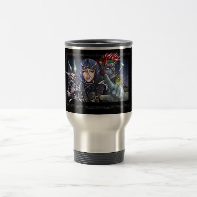 Manga Warriors Travel Mug (Center)