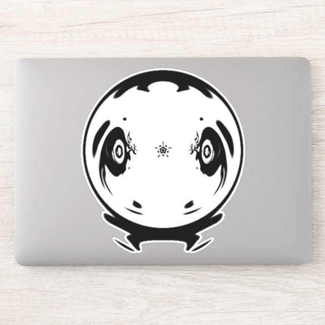 Manga Weird Kid Thing Strange Cartoon Character Sticker (Computer)