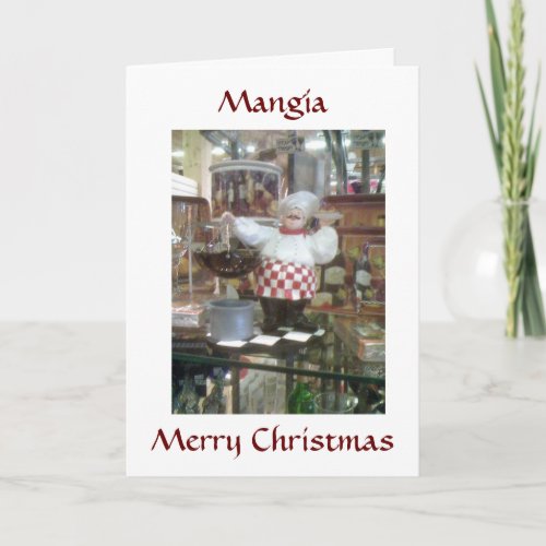 MANGIA CHRISTMAS ITALIAN STYLE HOLIDAY CARD