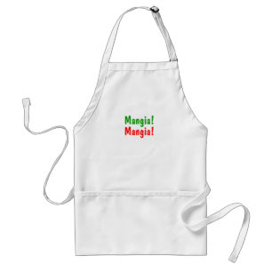 Mangia! Eat- Italian Adult Apron