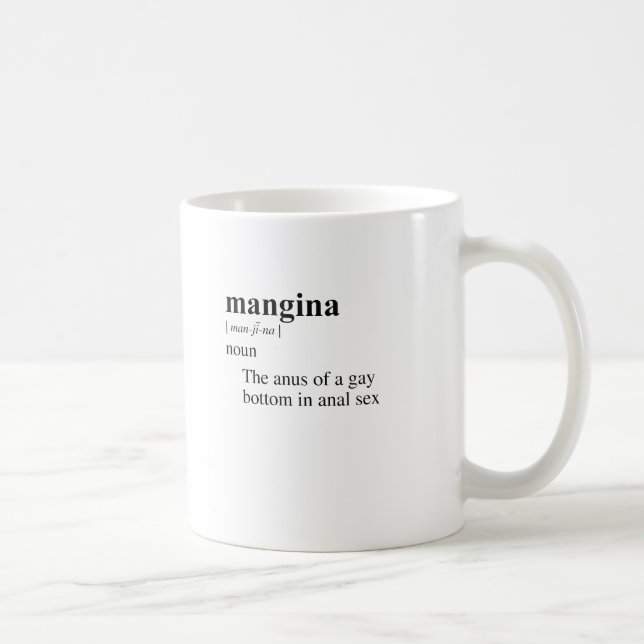 MANGINA COFFEE MUG (Right)