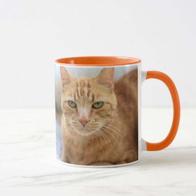 Mango - 11oz Classic Mug, Orange Mug (Right)